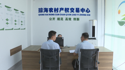 瓊海市農村產權交易服務中心揭牌成立，控股公司助力鄉村振興